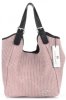 Kožené kabelka shopper bag Vittoria Gotti púdrová ružová V80050